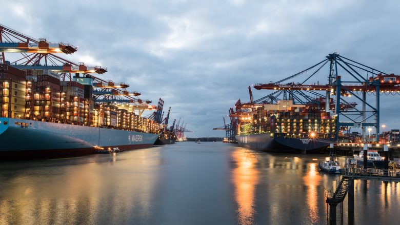 A harbor filled with lots of large ships